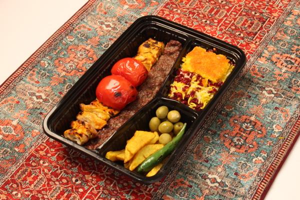 خوراک کباب وزیری ران تک وعده 